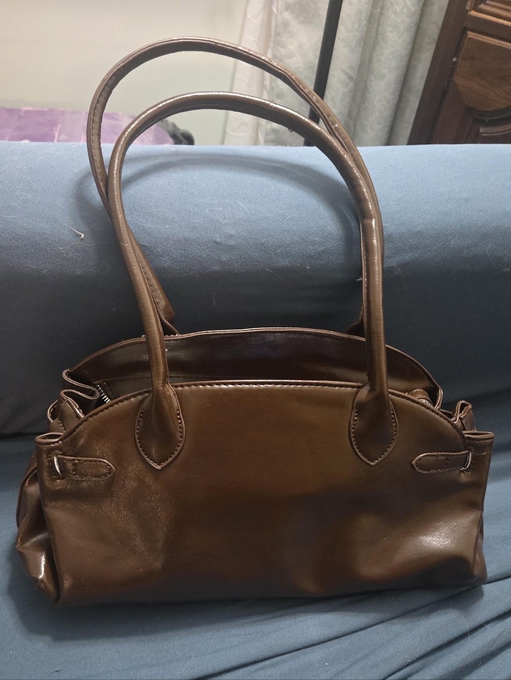 Brown East West Bag